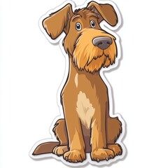 Canvas Print - Cute Dog Sticker.