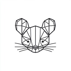 Poster - Geometric Mouse.