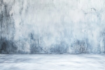 Poster - Horizontal art canvas background showcasing soft blue, gentle gray, and light slate colors. Plenty of space for text or graphic designs