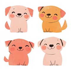 Poster - Cute Dog Illustration.