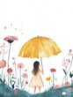 © warunthorn - Girl with Umbrella.