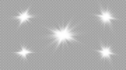 Wall Mural - dazzling flash. bright star. magic dust. brilliant vector. bright sun. glare. shining beam. rash.