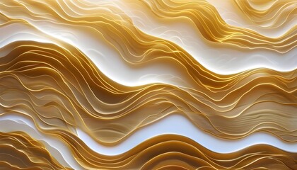 Wall Mural - elegant background featuring shimmering golden waves