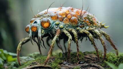 Canvas Print - Fantastic Creature: A Detailed Look at a Surreal Insect