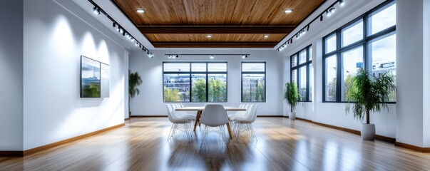 Wall Mural - Modern Project Meeting Room with Natural Light