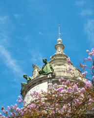 church dome under the blue skies 