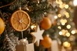 © Mark - Decor items for Christmas such as dry oranges, beads, kraft packaging