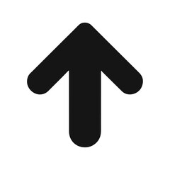 Up arrow direction growth vector icon design