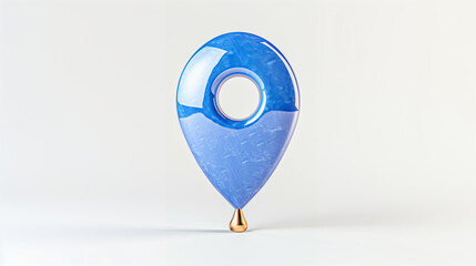 Poster - Location pin design highlighting technology and mapping innovation with a modern touch