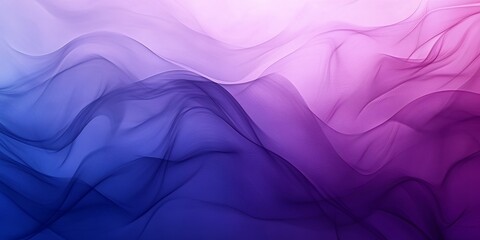 Wall Mural - Abstract blue and purple flowing waves.