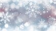 © JINGWEN - Beautiful winter scene with delicate snowflakes and ice crystals on a light blue bokeh background, perfect for Christmas and seasonal designs, holiday cards, and winter-themed marketing materials.