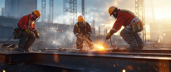 welder worker weld detail industry factory sparks