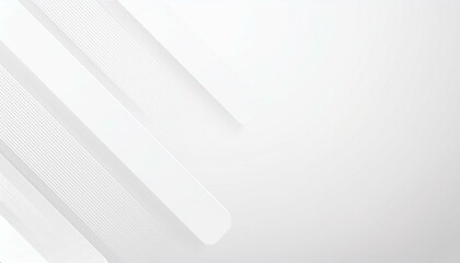 Poster - White abstract vector long minimal banner. Light neutral background with arrows and copy space for text. Facebook cover, social media header, web banner. Black Wavy Lines Isolated on White Background