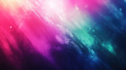 Poster - Abstract background showcasing a blend of vibrant magenta deep blue and green gradients created by sunlight illumination