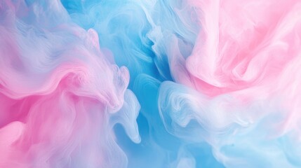 Poster - Abstract background featuring soft pastel blue and pink hues providing a contrasting visual appeal