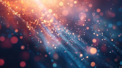 Poster - Abstract background featuring particles of light in a captivating design
