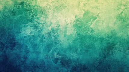Poster - Aqua green and blue textured background with a recycled paper look featuring a retro color tone