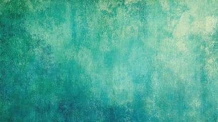 Poster - Aqua green and blue textured background with a recycled paper look featuring a retro color tone