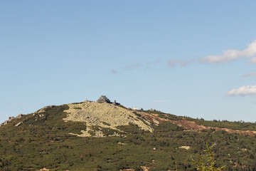 The shelter on Szrenica in the Karkonosze Mountains