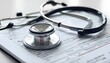 © Mian - stethoscope on a reportstethoscope on a clipboardstethoscope on a book