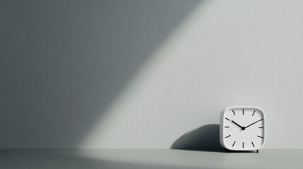 minimalist clock on a background