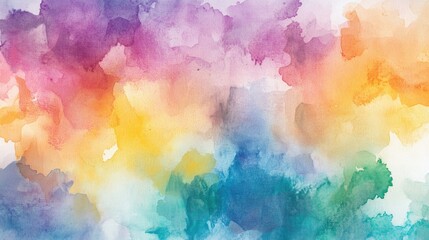 Wall Mural - Vibrant watercolor backdrop for creative projects