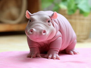 Baby hippopotamus