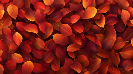 autumn leaves background - created with generative ai