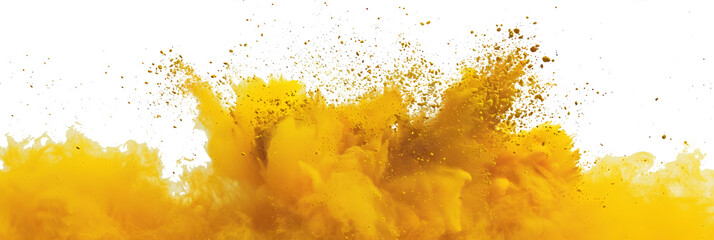 Wall Mural - yellow powder