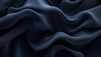 Poster - Stunning dark black wallpaper with pastel colors. Dark, clean, modern shapes with pastel orange, yellow tones. 4K background.