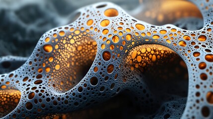 Wall Mural - abstract geometric fractal pattern - digital art