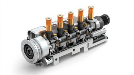 Poster - Engine Components and Mechanisms in Detail
