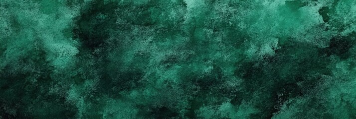Poster - Dark Green Watercolor Texture for Creative Projects