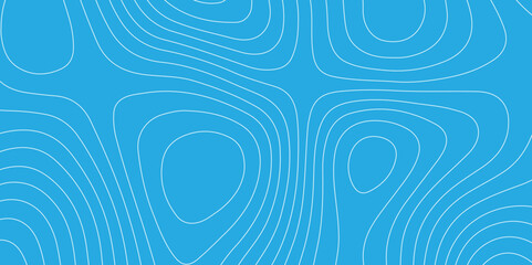 Poster - Abstract design with seamless pattern with lines topographic map. geographic mountain relief. the blue on white contours topography stylized height of the lines. geographic contour map paper texture.