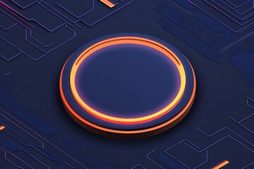 Poster - Symbolizing innovation and technology in the future