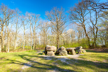 Wall Mural - Ancient dolmen (Hunebed D25) , Drenthe, The Netherlands