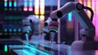 © pkproject - Cutting-Edge Biotech Lab Utilizing Robotic Arms for Genetic Research and Analysis