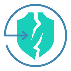 Poster - Security Breach Icon