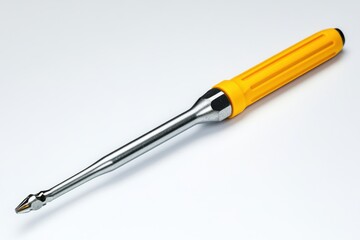 High-Resolution Screwdriver for Precision Tools and Fixing Applications isolated on White Background