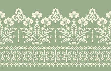 indian motifs african boho paisley floral ikat pattern embroidery border. ethnic ikat floral ethnic 