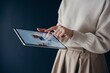 © Goashape Studio - Woman using tablet, online shopping, modern technology