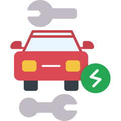 Sticker - Car Maintenance Icon