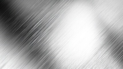 Sleek abstract metallic texture with diagonal lines, creating a modern, industrial look ideal for backgrounds, design projects, and technology-themed visuals