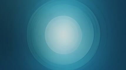 Poster - Abstract background with concentric circles in blue and white tones.