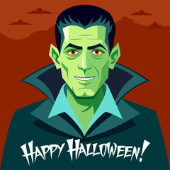 Happy Halloween Vampire Portrait 