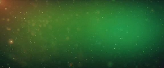 Canvas Print - abstract green gold bokeh background festive celebration nature design