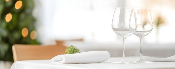 Poster - Minimalist Dining Table Design - Elegant and Inviting Space with Clean Surfaces and Streamlined Aesthetics for a Functional Dining Experience