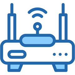 Sticker - Router, WiFi Router, Wireless Router, Modem, Electronics, WiFi Icon