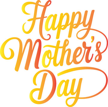 Happy Mothers Day Calligraphy