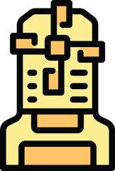 Poster - This icon represents a coffee machine brewing a delicious and aromatic coffee